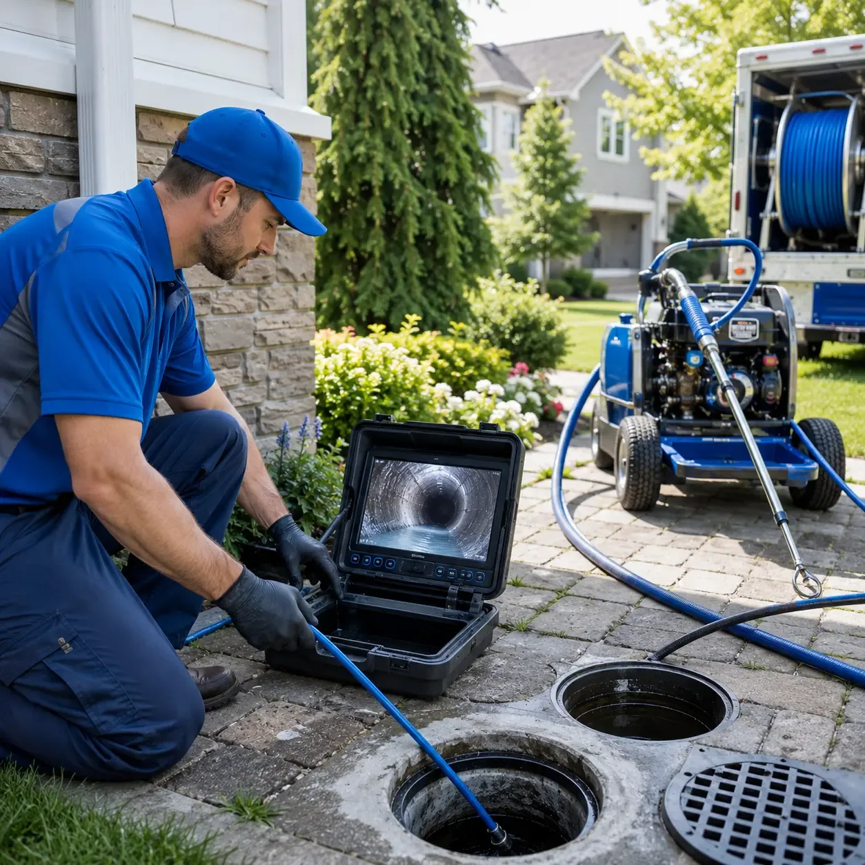 Outdoor drain cleaning professionals serving Claflin, KS